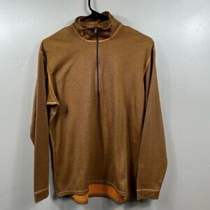 Patagonia Men’s Capilene 1/4 Zip Pullover Sweater Size Medium - Burnt Orange